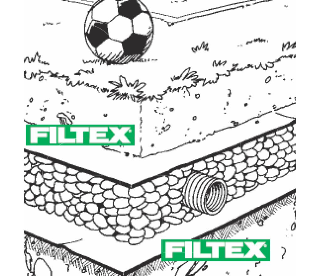 Filtex filtervlies 1.00m x 50m (per rol) - Uniconstruct