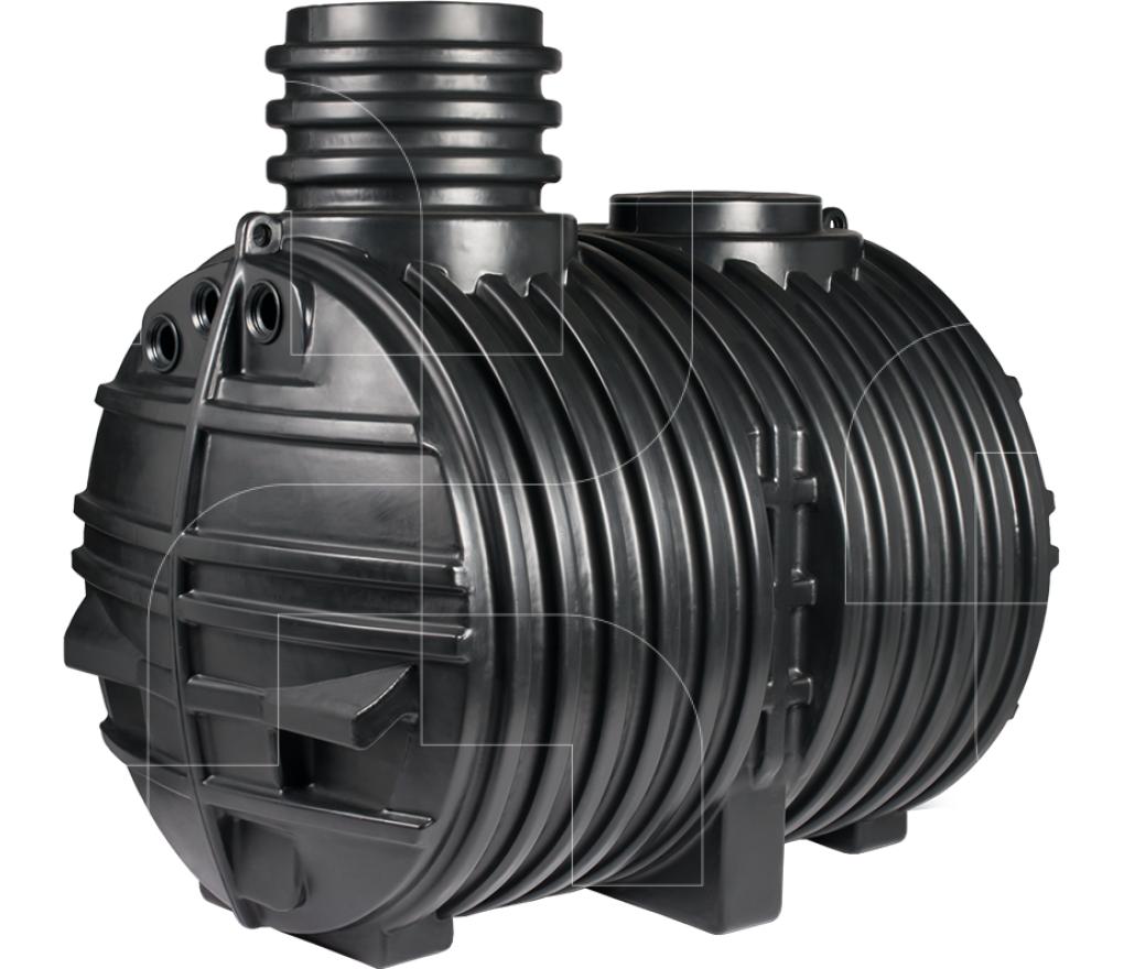 Regenwaterput 5000 L Rond In Kunststof BP Uniconstruct