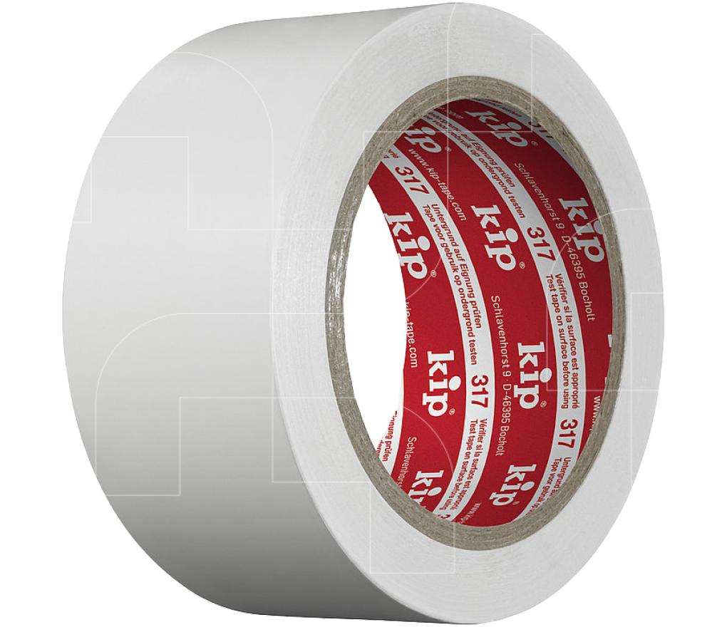 Kip PVC-masking tape – glad - wit 50 mm 33 m 317-55 - Uniconstruct