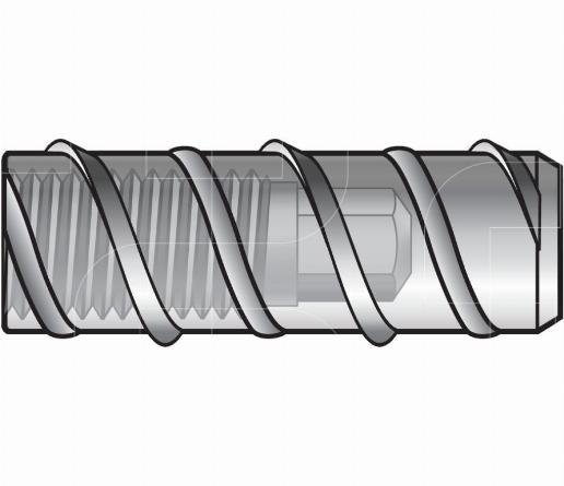 SNAKE interne draad zelftappend anker