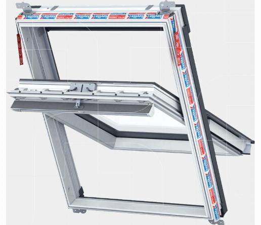 Keylite Tuimelraam kunststof - standaard beglazing