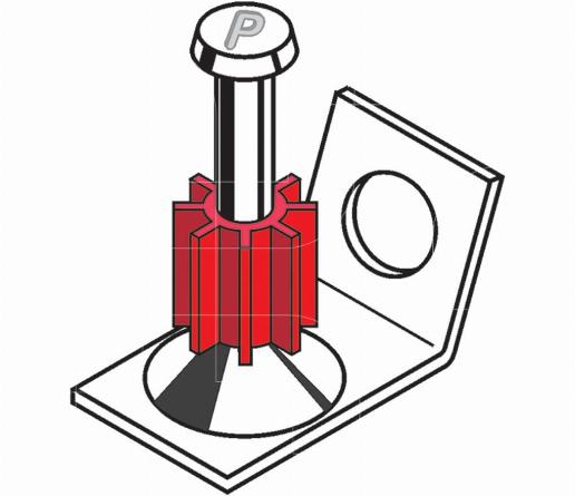 Nagel met hangbeugel