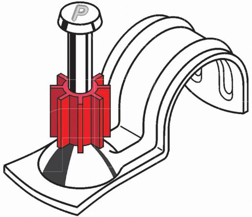 Nagel met haakbeugel