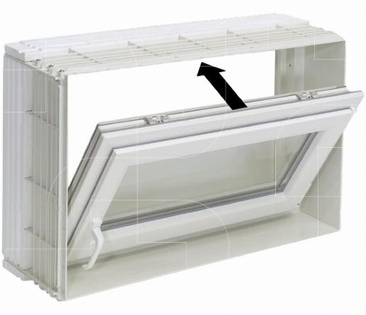 Kelderramen / kozijnvenster