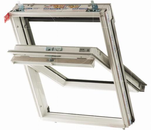 Keylite Tuimelraam Wit - standaard beglazing