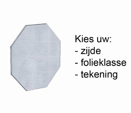 Alle achthoekige borden