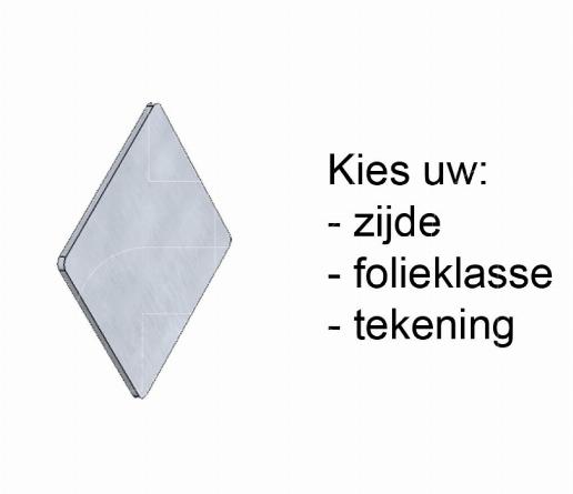 Alle ruitvormige borden