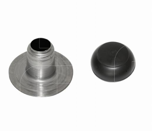 EPDM ontluchting plakplaat / kap