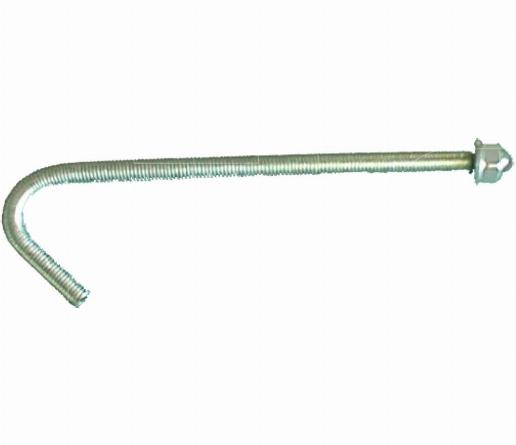 Voorgebogen draadstang / muurplaatanker