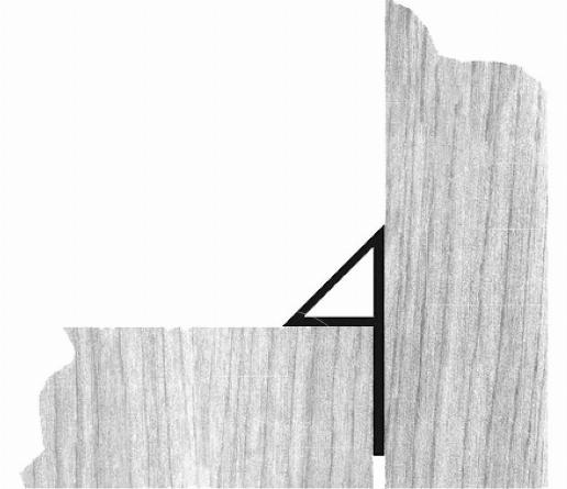 Driehoeklijsten met spijkerflens