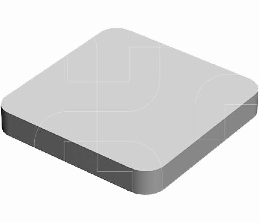 Onderlegplaatje / afstandsplaatje zonder opening