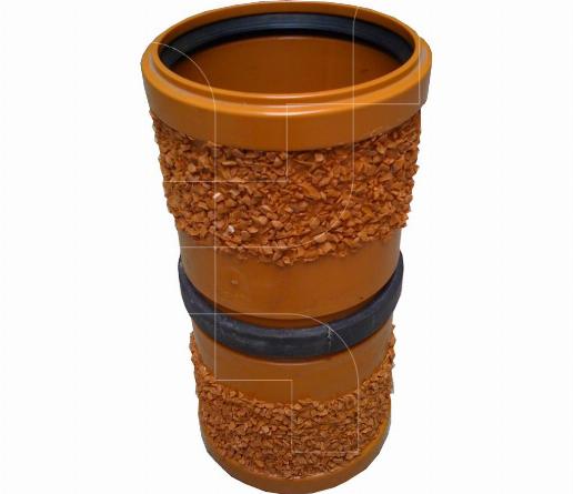 Muurdoorvoer voor pvc buizen (bezand met uitzetband)