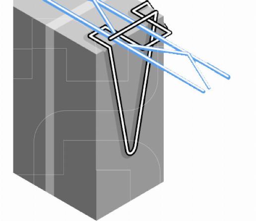 Murfor lateihaak inox