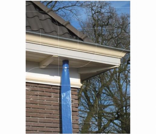 Tijdelijke regenwaterafvoerbuis