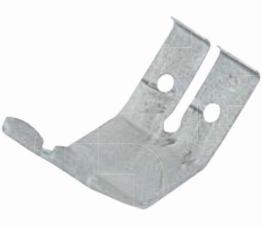 Hanger met dubbele veer