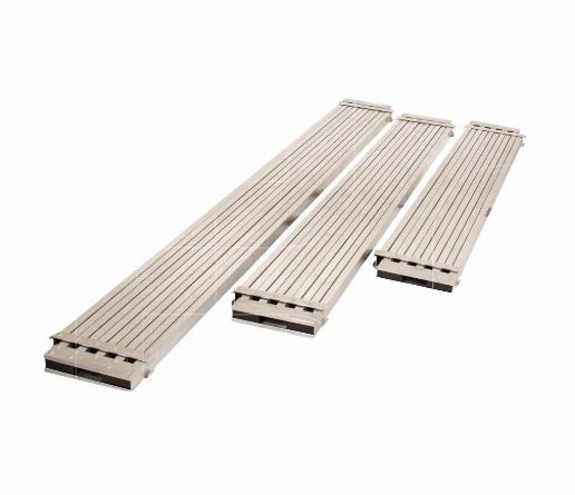 Aluminium uitschuifvloer