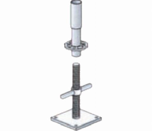 Voetspindel en voetstuk