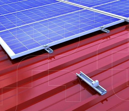 Bevestigingssysteem trapezium staand