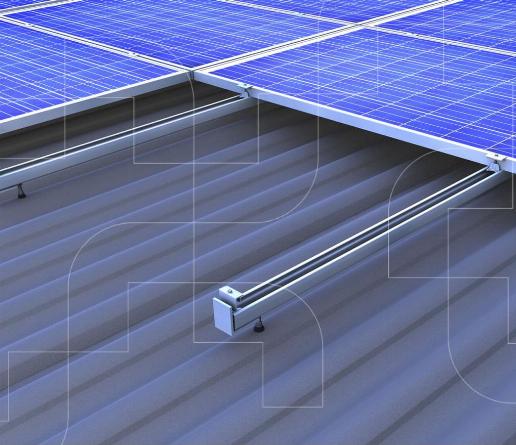 Bevestigingssysteem golfplaten metalen draagstructuur