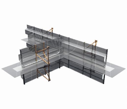 T-profiel vertand actieve waterkering type V