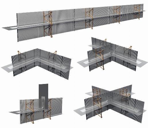 Stortonderbreking ruw actieve waterkering type V