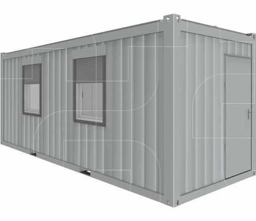 Bureelcontainers, werfunits Type C (zwaar model)