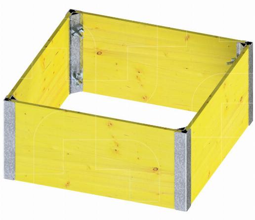 Paneelklem / hoekspanner voor uitsparingen