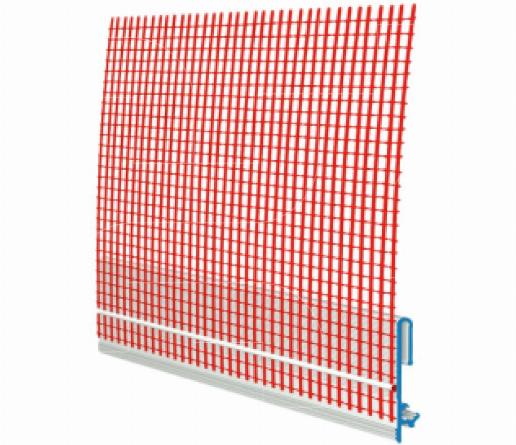 Bevestigingsprofiel PVC met gaas