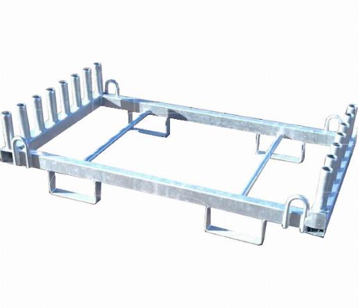 Stapelpallet voor stellingelementen
