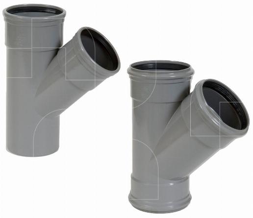 BENOR hulpstukken - t-stukken 45°