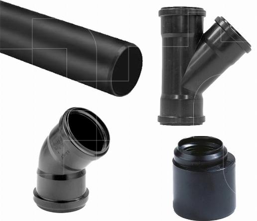 PP buizen en hulpstukken voor binnenriolering