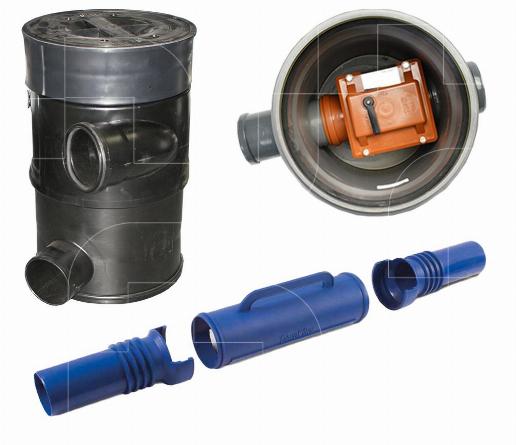 Regenwaterfilters en terugslagkleppen