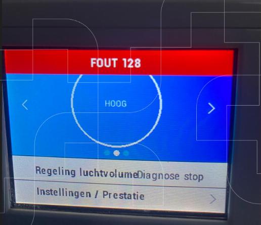 Vent-Axia Advance - Fout 128