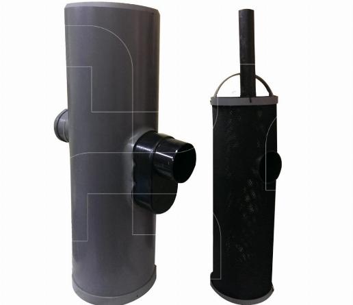 Zand/bladvangput in pvc