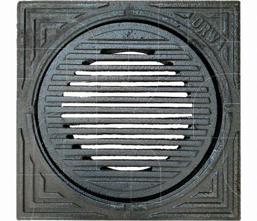 Gietijzer rooster voor pvc putten