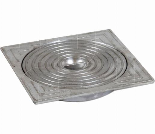 Aluminium deksel voor pvc putten / pvc buizen