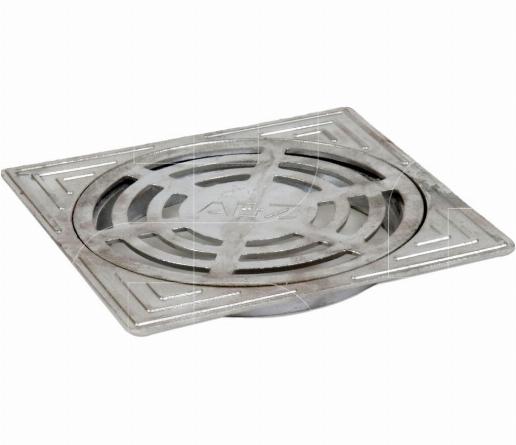 Aluminium rooster voor pvc putten / pvc buizen