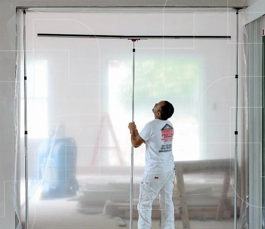 Zipwall stofschermen