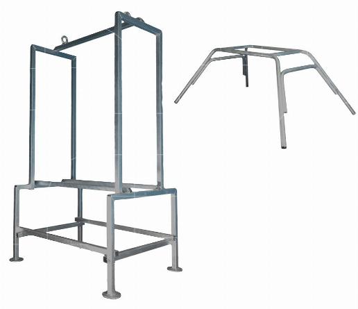 Frames en voeten voor werftellerkasten