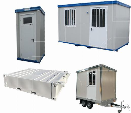 Werfunits, werfwagen, sanitaire units