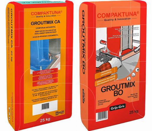 Stel-, giet en ondersabelingsmortels