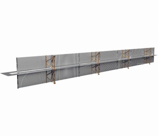 Stortonderbreking ruw actieve waterkering type V