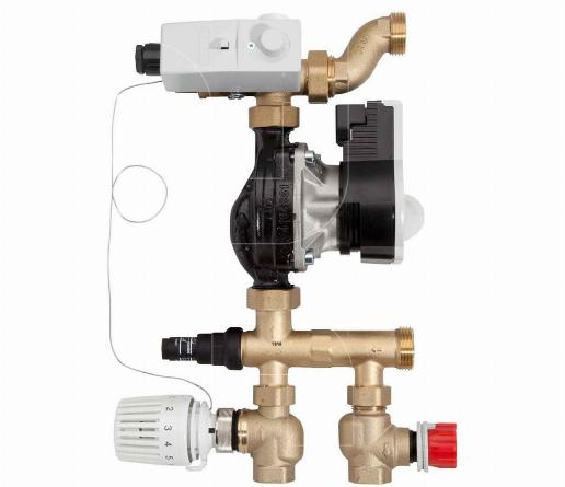 Warmtemeter-regelstation