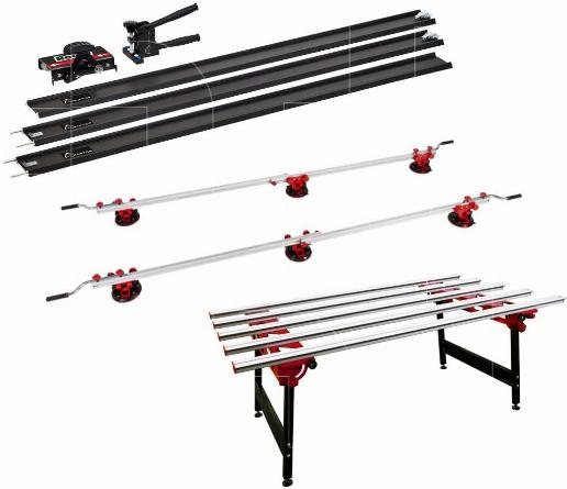 Gereedschap voor XXL tegels