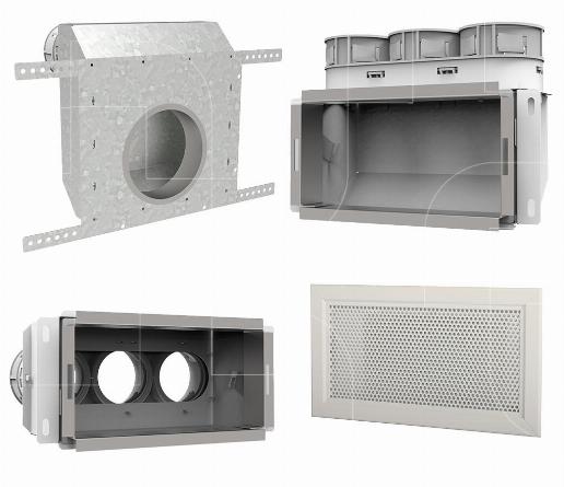 Luchtslangen wandrooster