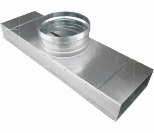 T-stuk 90° rechthoekig-rond