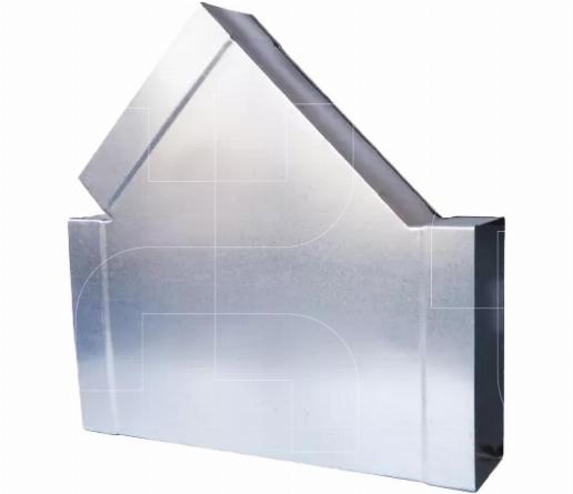 T-stuk horizontaal 45° asymmetrisch