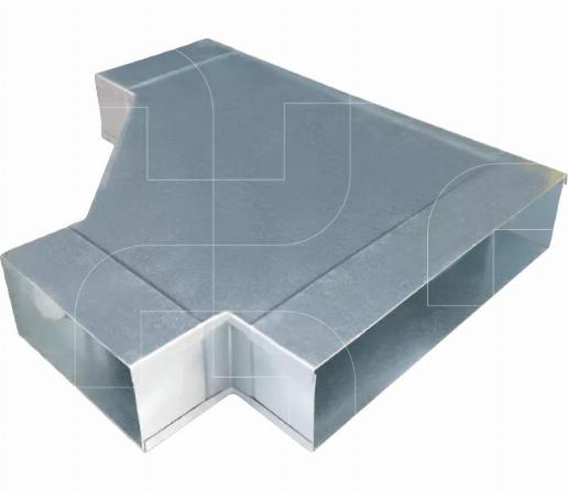 T-stuk horizontaal 90° asymmetrisch