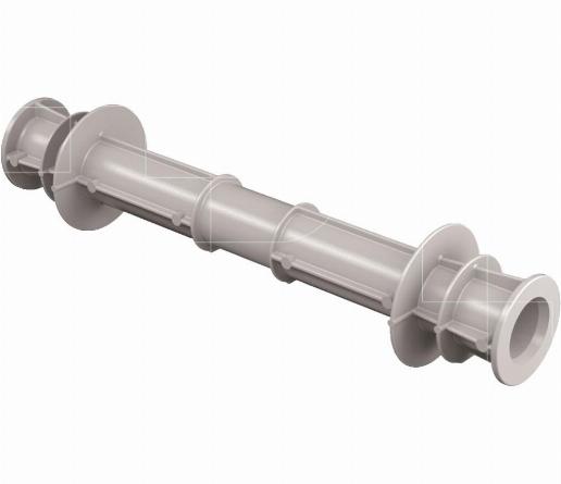 Bekistingsbuisjes + 2 stoppen (wand) waterdichte toepassingen