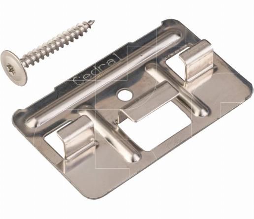 Cedral Click clip + schroef A2